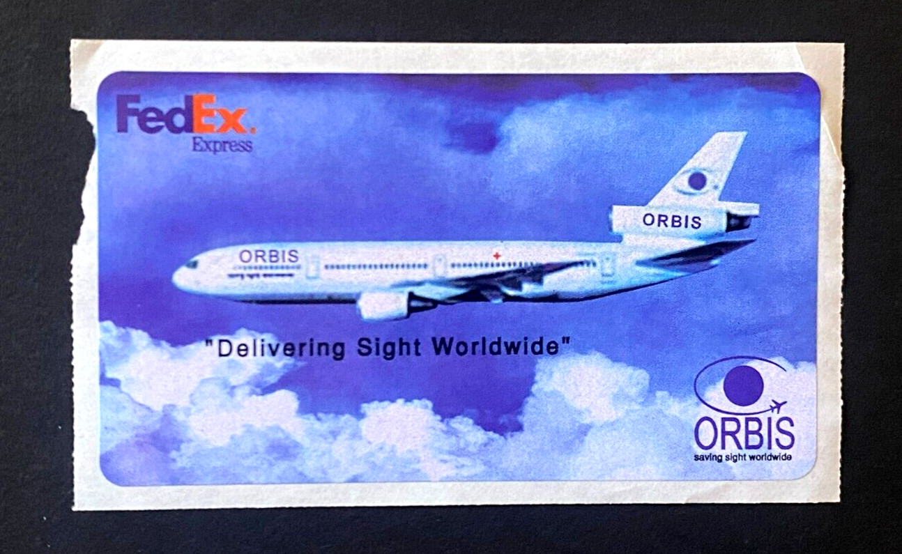 Orbis Flying Eye Hospital DC-10 Sticker (2\ Orbis Flying Eye Hospital DC-10 Sticker (2\