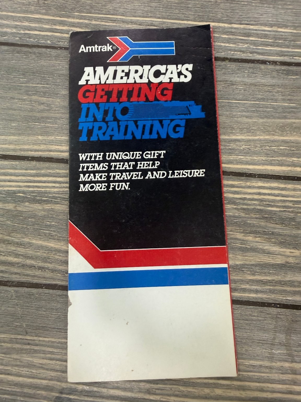 Vintage Amtrak America's Getting Into Training Brochure Catalog Train Ephemera