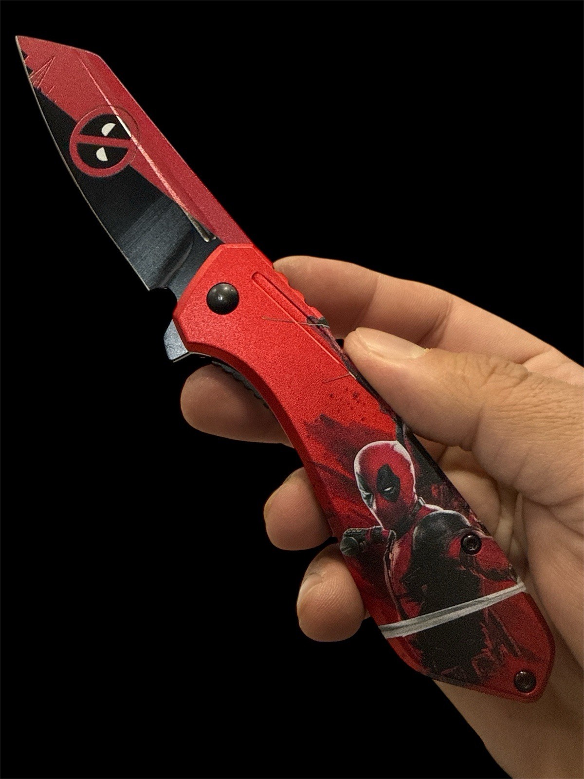Comic Con Themed Spring Assited Pocket Knife -High Quality Folding Knife - 85K Comic Con Themed Spring Assited Pocket Knife -High Quality Folding Knife - 85K