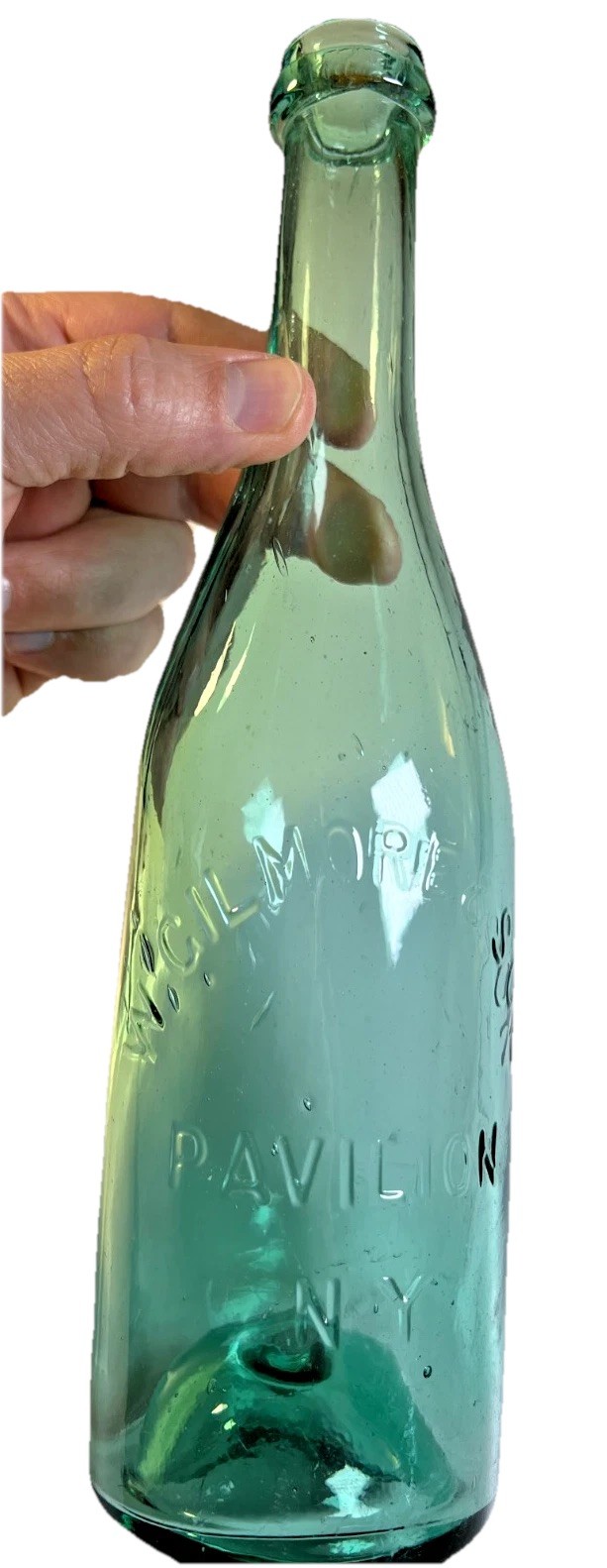 Antique c1870s W Gilmore & Sons Pavilion New York NY Bottle Buffalo / Rochester