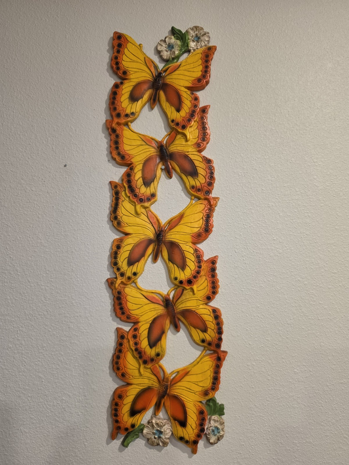 Vintage MCM 1978 Universal Statuary Corp Groovy Butterfly Wall Art Piece 24” Vintage MCM 1978 Universal Statuary Corp Groovy Butterfly Wall Art Piece 24”