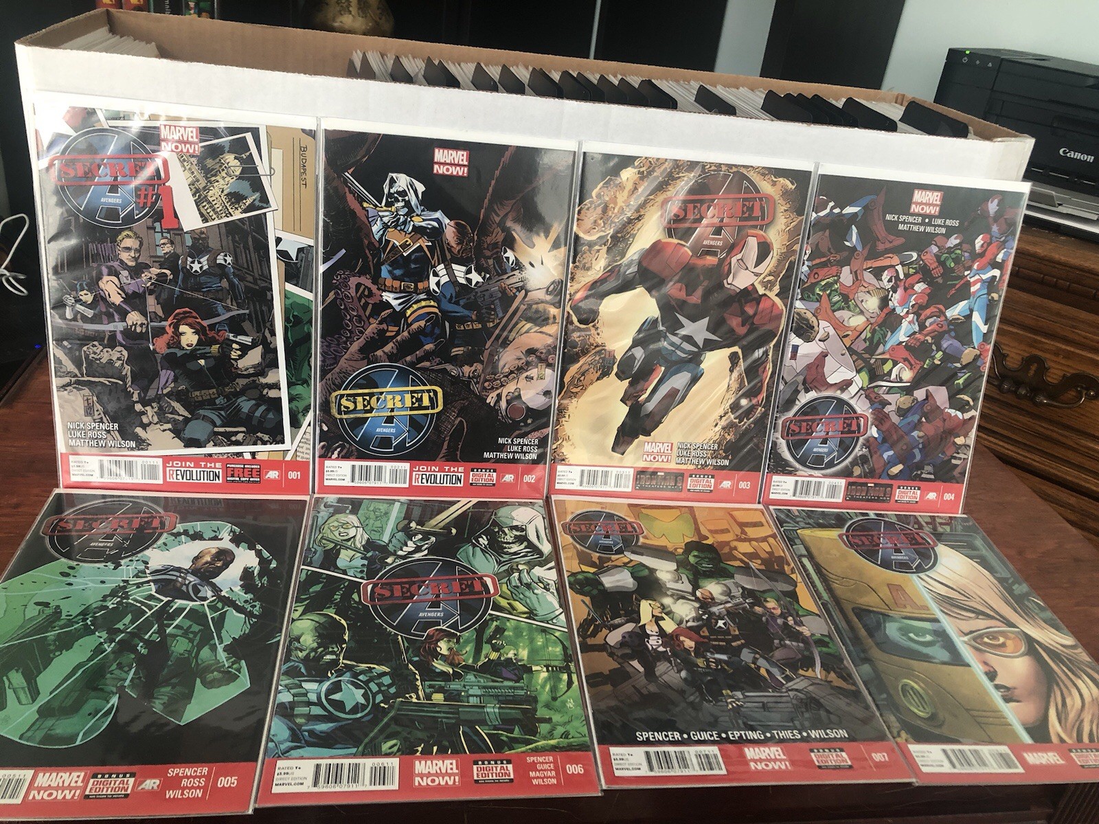 Secret Avengers #1-8 Nick Spencer Low Print run NM High Grade Secret Avengers #1-8 Nick Spencer Low Print run NM High Grade