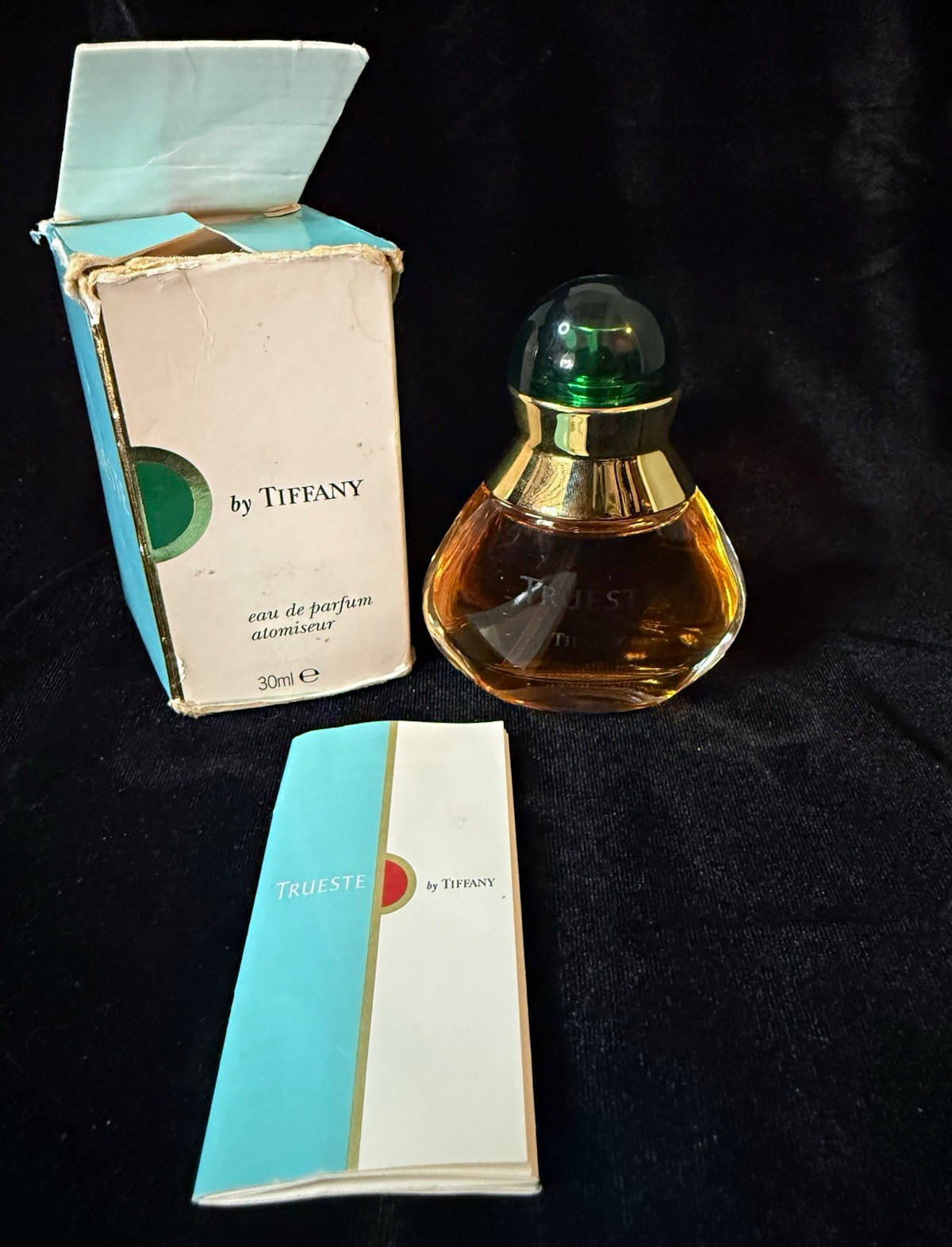 Vintage Trueste by Tiffany & Co. 1995 Eau De Parfum 30ml 1oz Spray -Full W/Box
