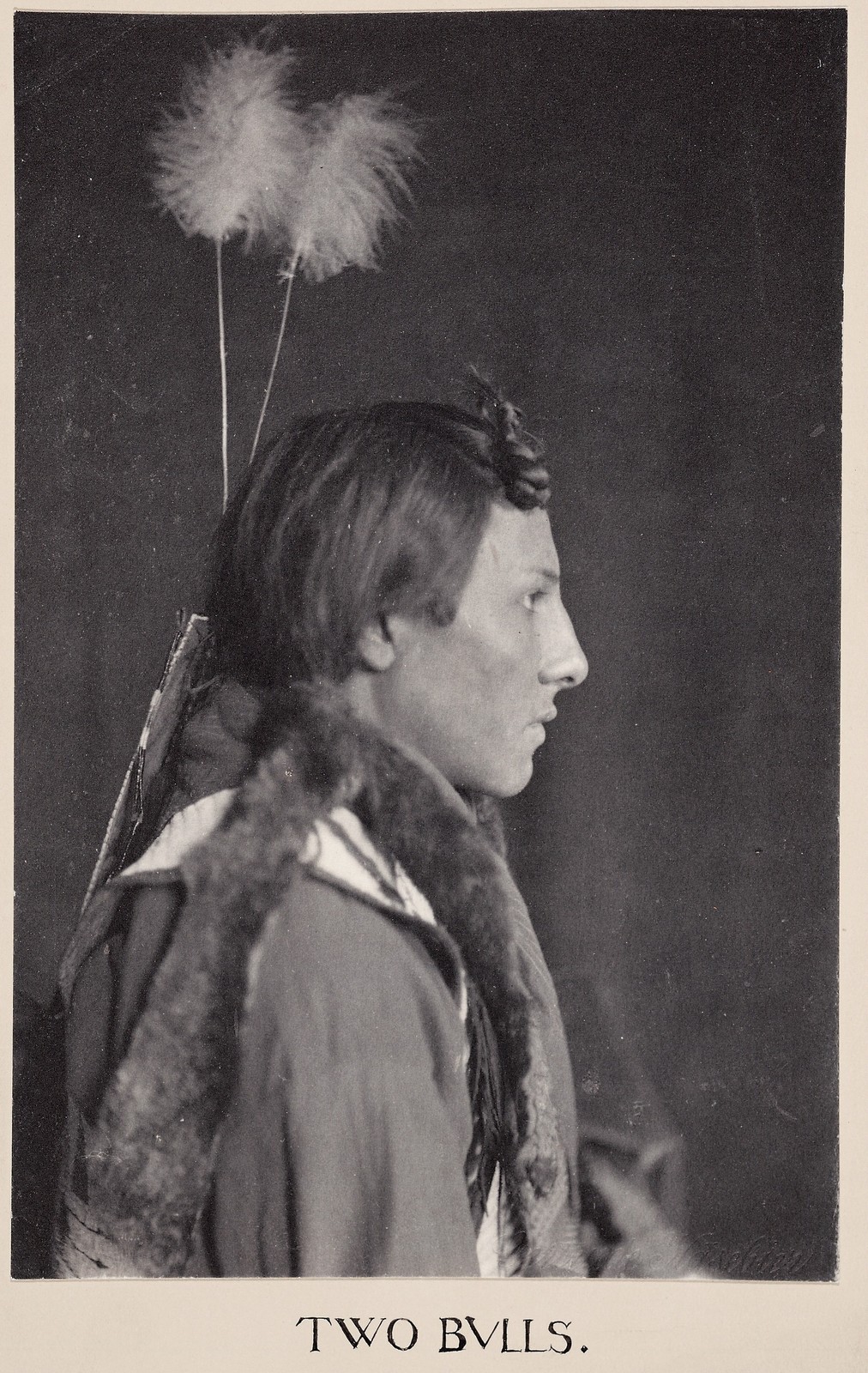 Two Bulls Sioux Indian Vintage 1890s Portrait Photo Reprint Wall Art