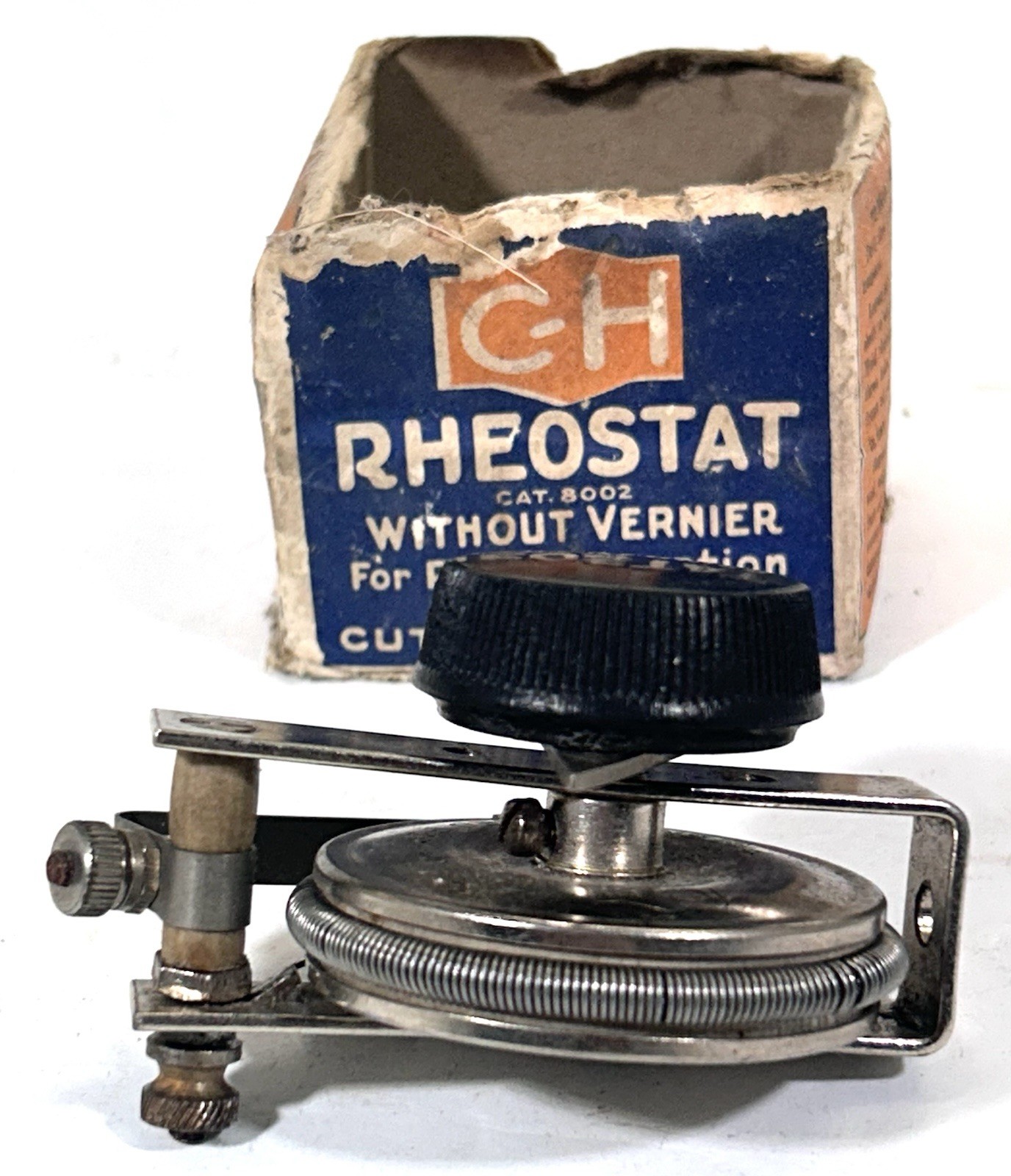 Vtg 1922-25 CH Cutler-Hammer Rheostat For Radio Reception W/O Vernier Bakelite