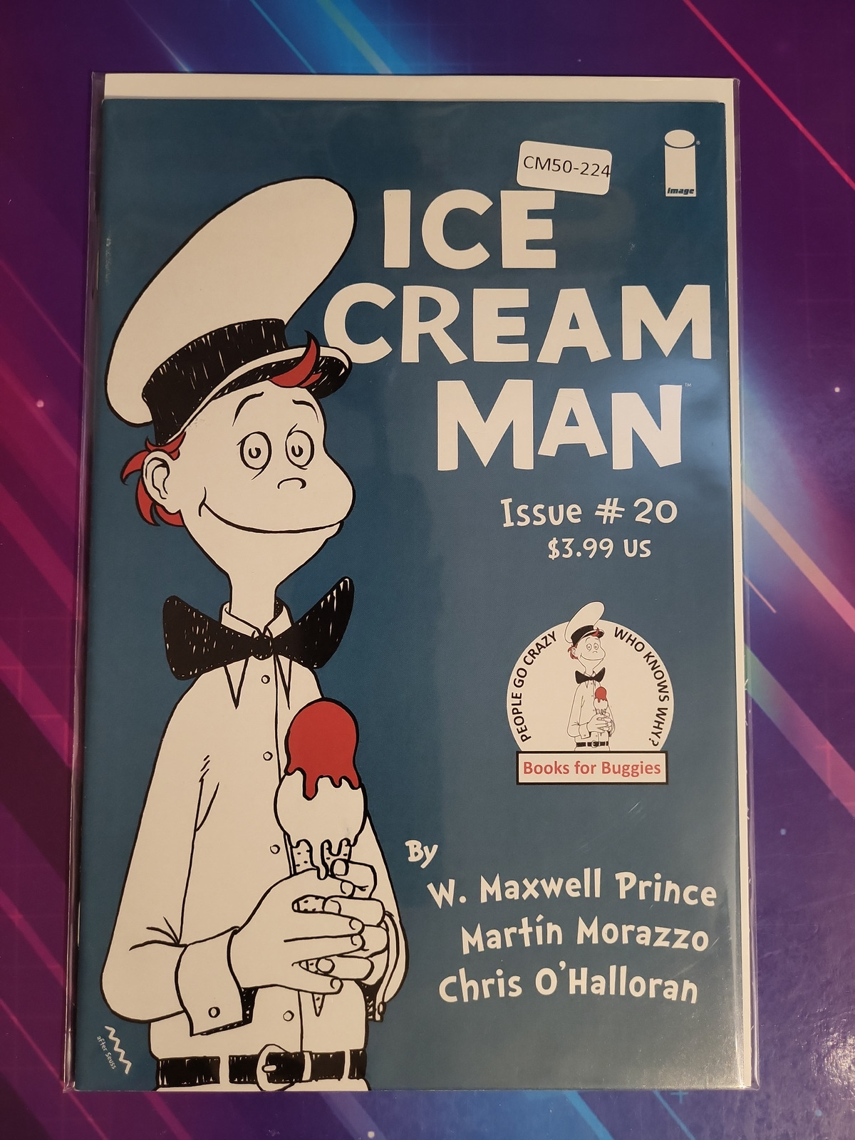 ICE CREAM MAN #20B HIGH GRADE (DR. SEUSS) VARIANT IMAGE COMIC BOOK CM50-224