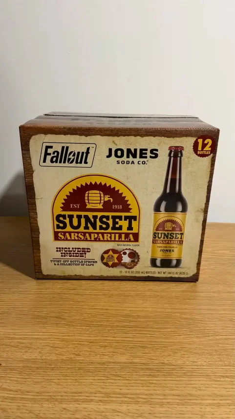 Fallout x Jones Soda Co - Sunset Sarsaparilla 12 Costco Exclusive - FAST SHIP Fallout x Jones Soda Co - Sunset Sarsaparilla 12 Costco Exclusive - FAST SHIP