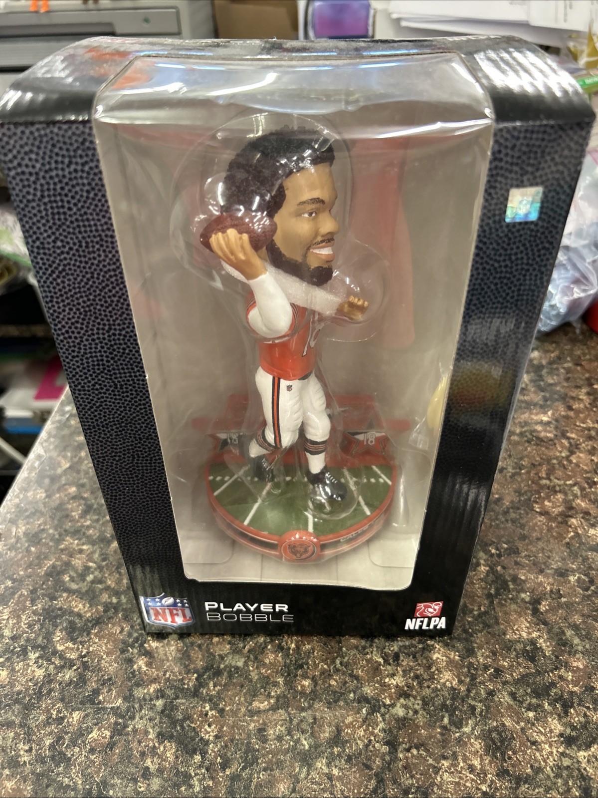 Caleb Williams Chicago Bears Superstar Series Bobblehead NFL Football Caleb Williams Chicago Bears Superstar Series Bobblehead NFL Football