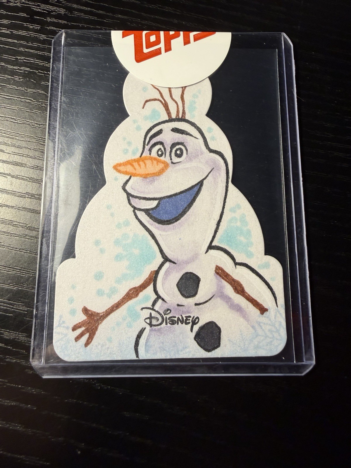 Build A Snowman 1/1 Sketch Disney Wonder 2025 Topps Sealed Build A Snowman 1/1 Sketch Disney Wonder 2025 Topps Sealed