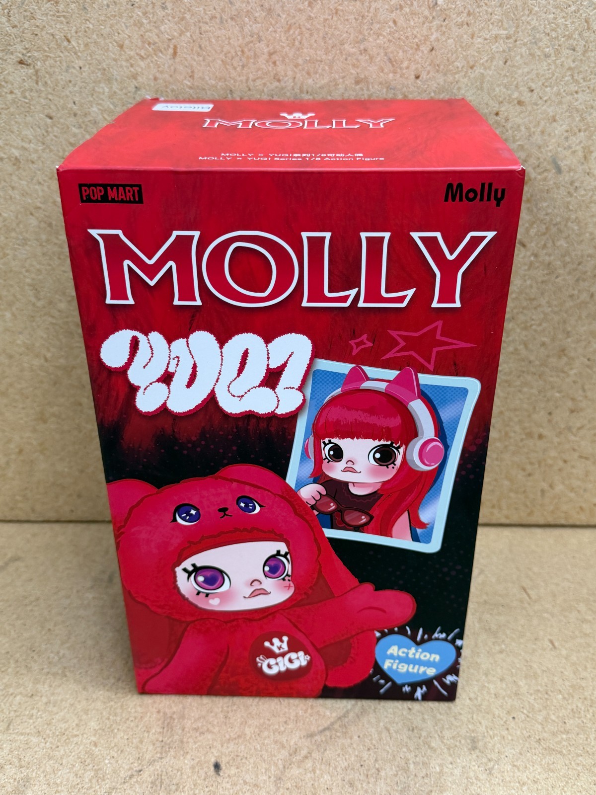 ⚡️POP MART MOLLY x YUQI 1/8 Action Figure Fluffy Gigi Version Sealed NEW ⚡️