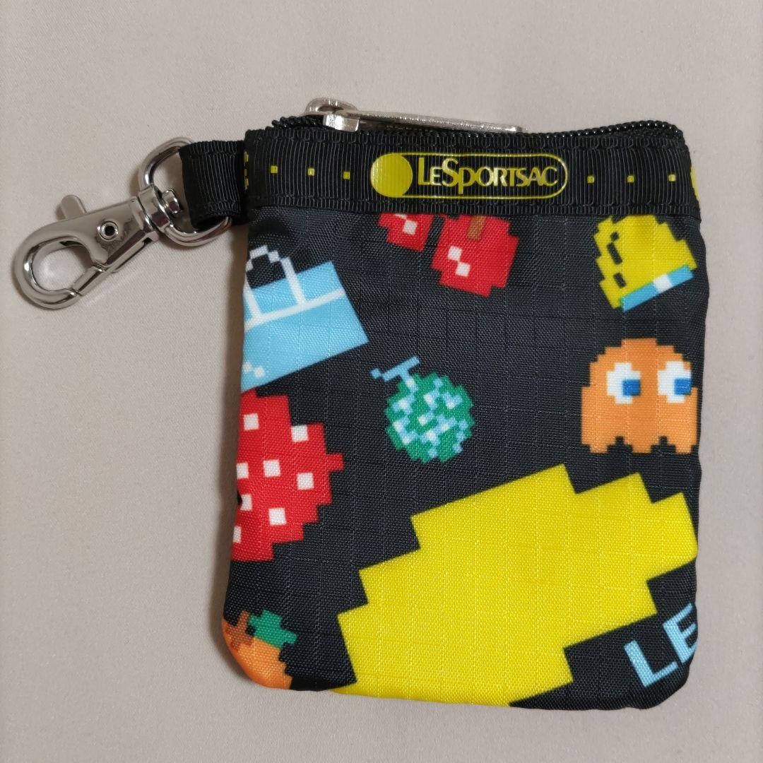 LeSportsac Pac-Man Coin Pouch Unused Small Wallet Bag