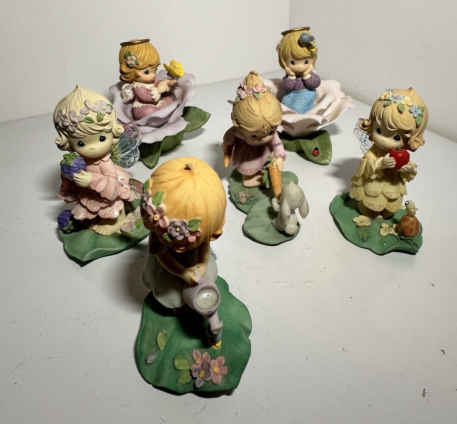 Lote De 6 Figuras Precious Moments ColecciónHadas Wee Wonders Vintage 1999- 2001 Lote De 6 Figuras Precious Moments ColecciónHadas Wee Wonders Vintage 1999- 2001