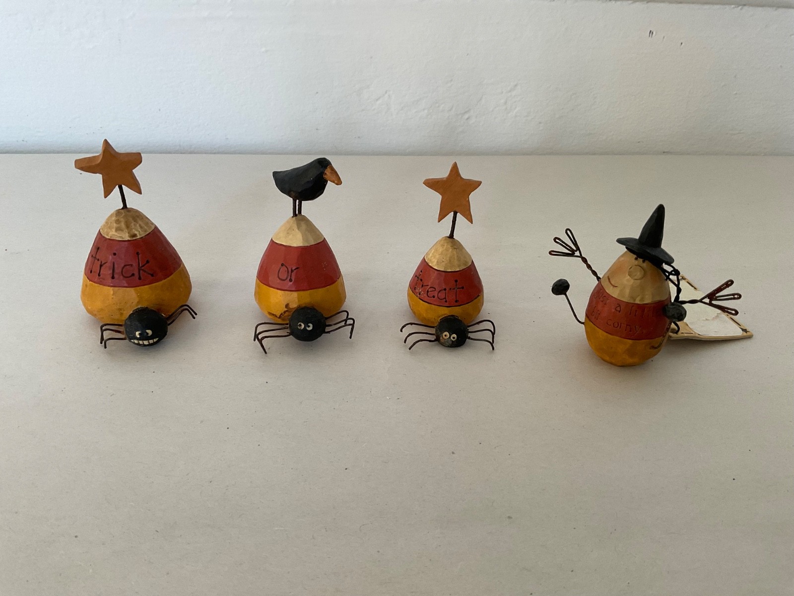 Candy Corn Folk Art Set by B. Lloyd-2-1/2 Candy Corn Folk Art Set by B. Lloyd-2-1/2
