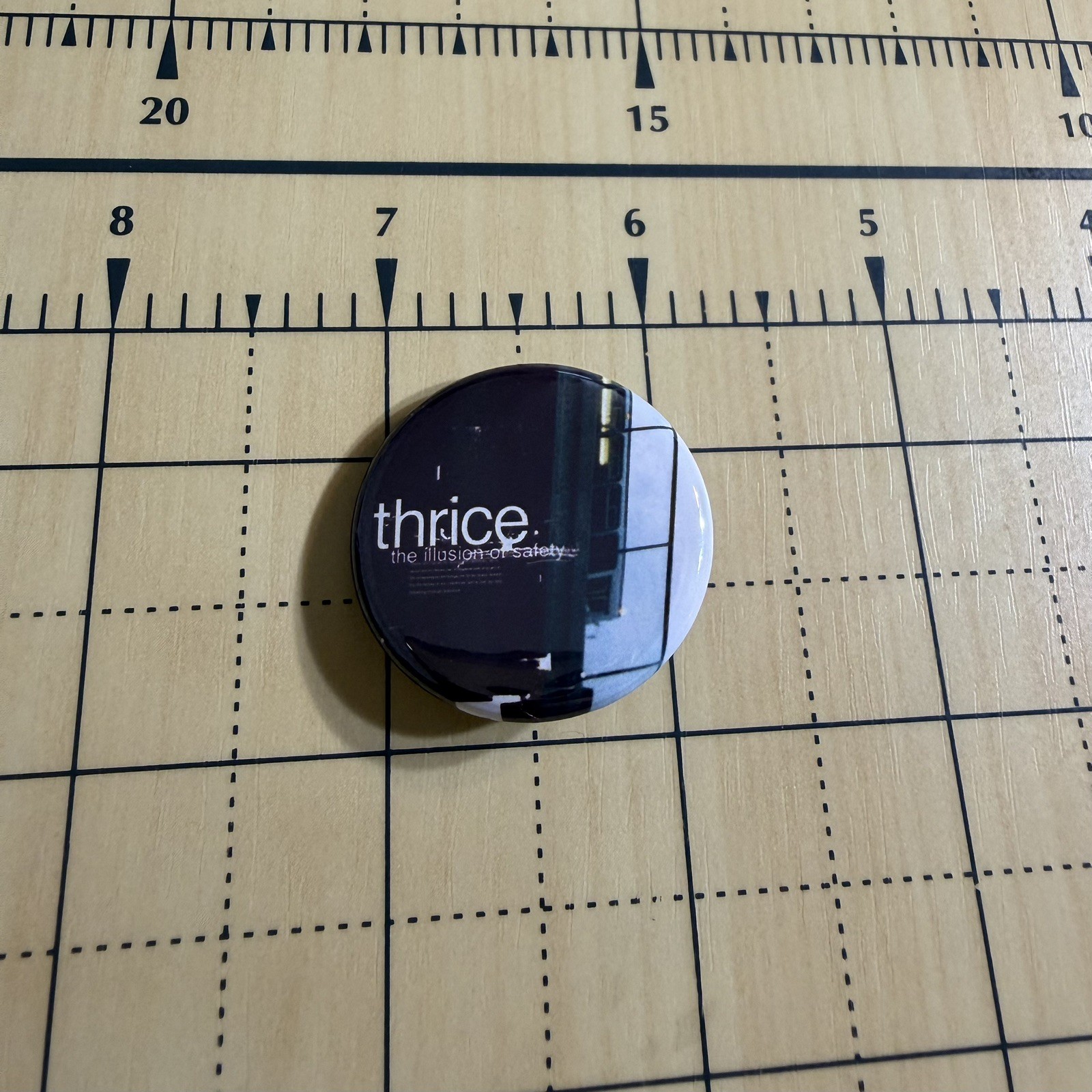 Thrice - 1.25” Button Pin | The Illusion of Safety | Post Hardcore Pinback Thrice - 1.25” Button Pin | The Illusion of Safety | Post Hardcore Pinback