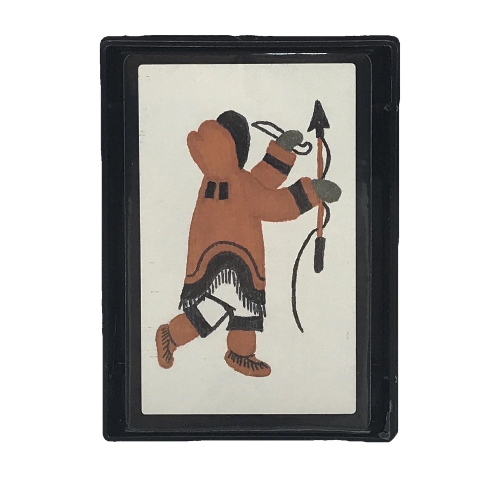 Vintage Eskimo Inuit Playing Cards Deck Tapestry Drawing Native Artist Set Vintage Eskimo Inuit Playing Cards Deck Tapestry Drawing Native Artist Set
