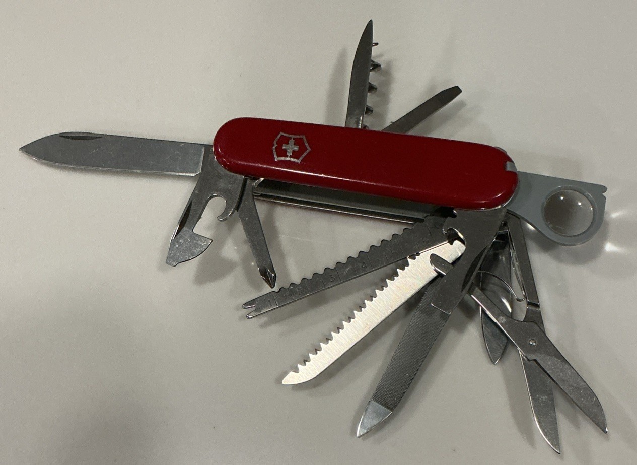Vintage Swiss Army Victorinox Officer Suisse Knife - From Estate Vintage Swiss Army Victorinox Officer Suisse Knife - From Estate