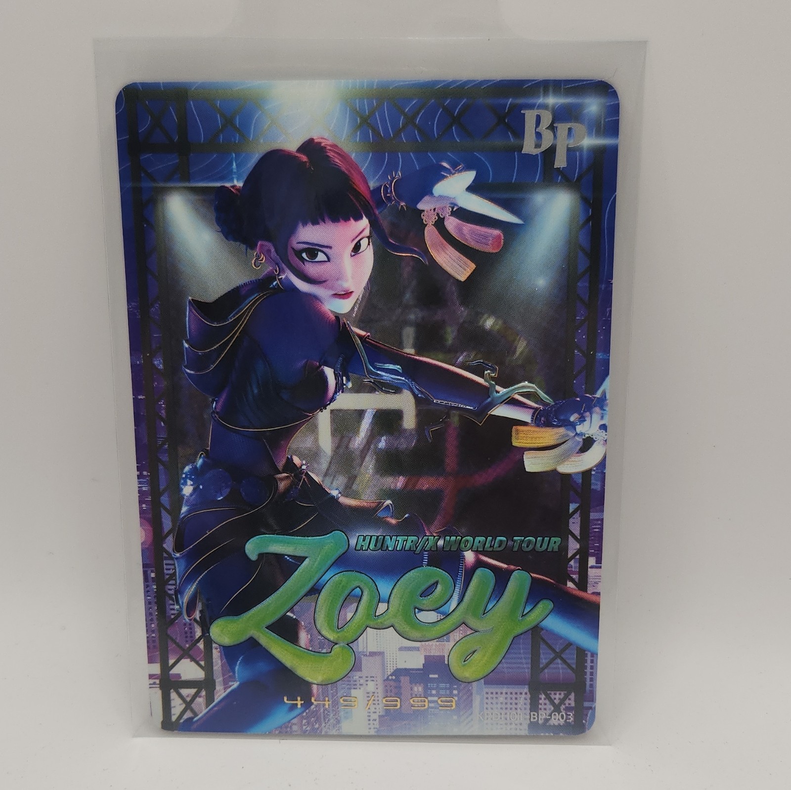 Kayou - Kpop Demon Hunters - Zoey BP-003 Serialised 449/999 Kayou - Kpop Demon Hunters - Zoey BP-003 Serialised 449/999