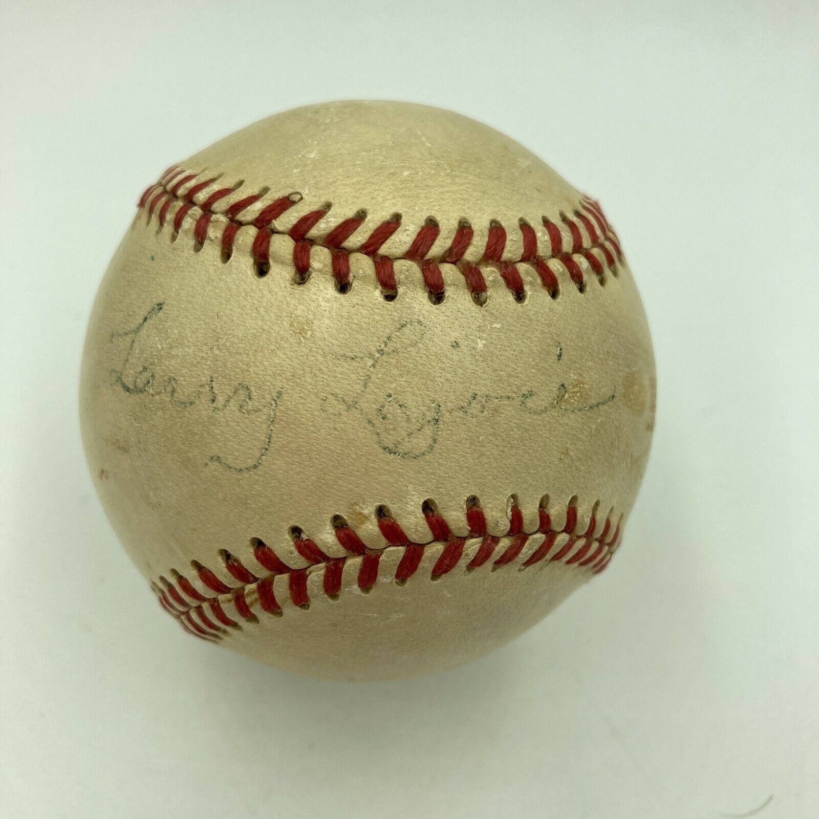 Napoleon Nap Lajoie Single Signed 1940\'s American League Baseball PSA DNA COA