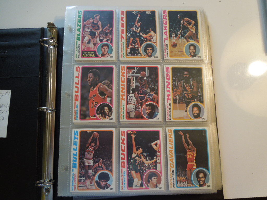 1978 79 TOPPS Basketball  Complete card Set of 132 cards  NrM Collection  #5