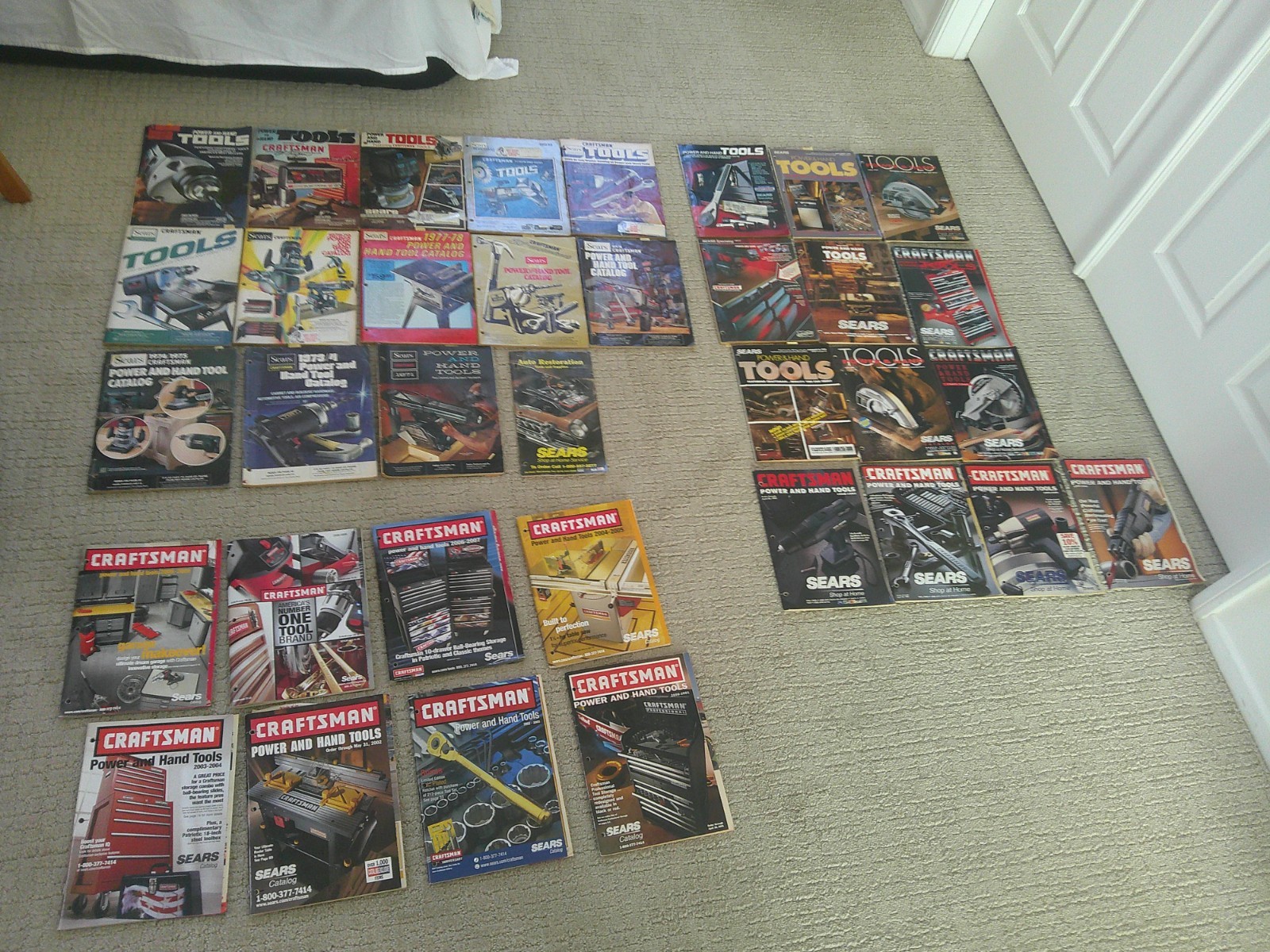 Craftsman Tool Catalog Lot 1971-2009 (missing 4) Vintage Sears Power & Hand Tool Craftsman Tool Catalog Lot 1971-2009 (missing 4) Vintage Sears Power & Hand Tool