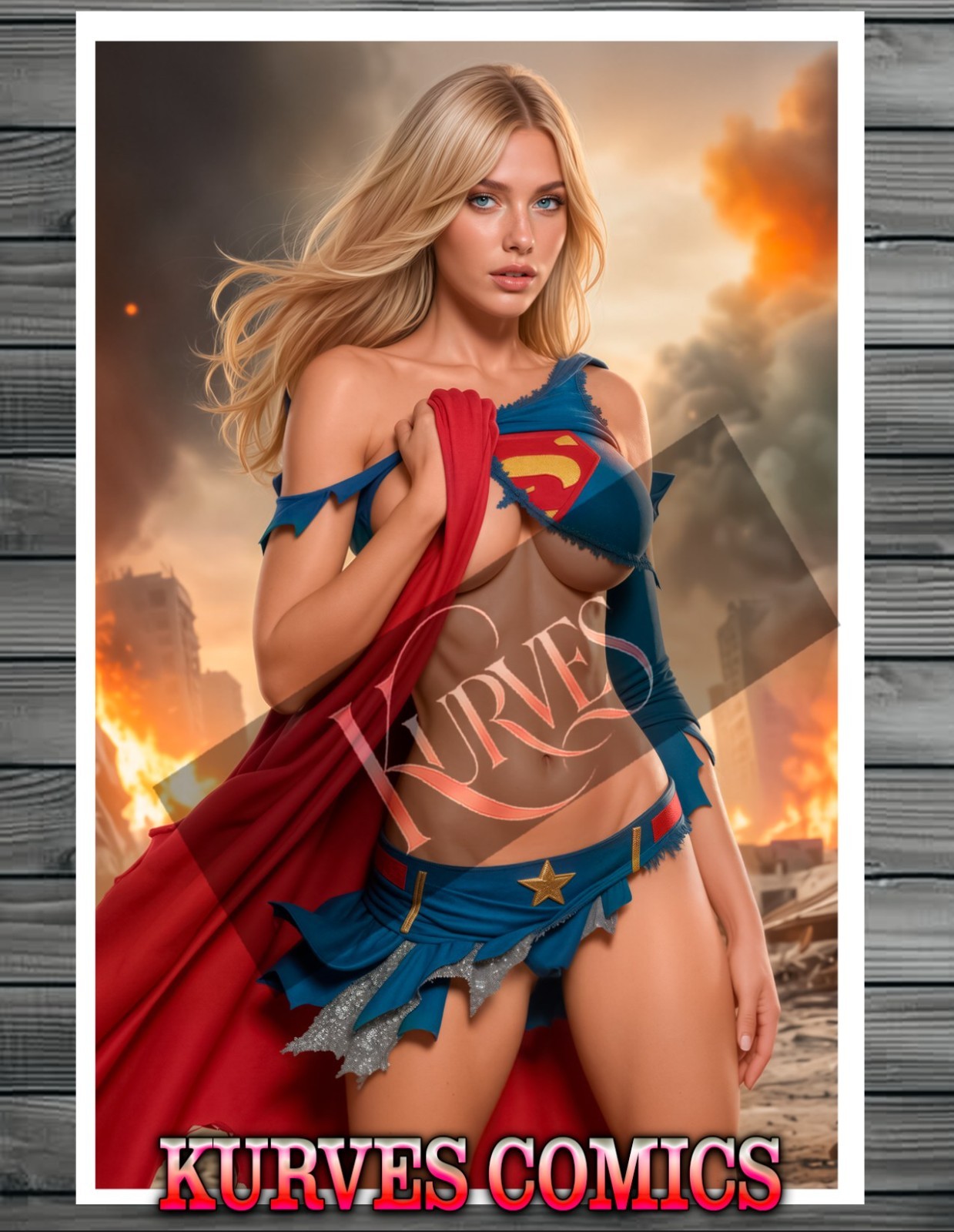 SUPERGIRL V3 | NICE | SINGLE COVER PRINT | KURVES COMICS SUPERGIRL V3 | NICE | SINGLE COVER PRINT | KURVES COMICS