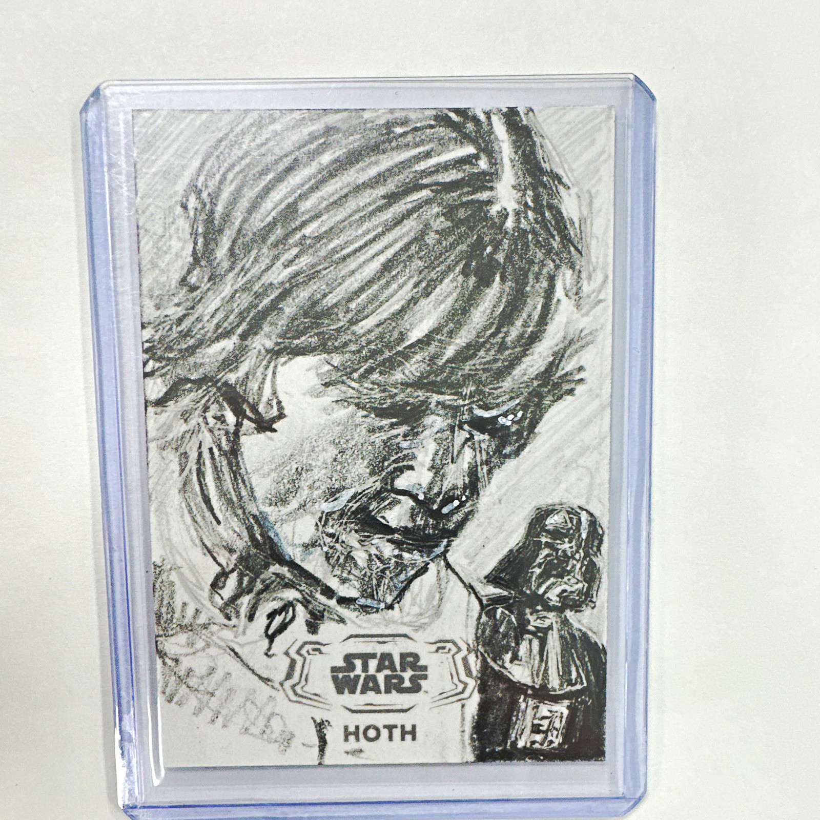 2024 Topps Star Wars Hyperspace Hoth Luke and Vader Sketch by Neil A. Brady 2024 Topps Star Wars Hyperspace Hoth Luke and Vader Sketch by Neil A. Brady