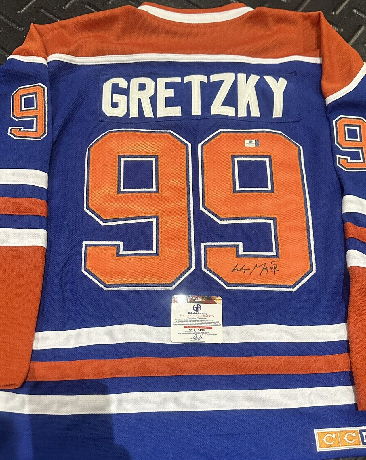 Wayne Gretzky Edmonton Oilers CCM Autographed/Signed Jersey with COA