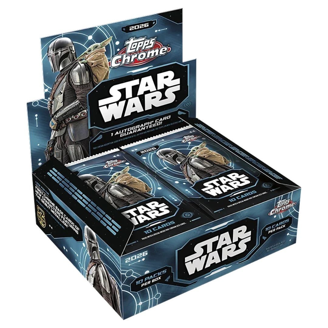 2026 TOPPS CHROME STAR WARS HOBBY BOX - Factory Sealed - eBay LIVE RIP 2026 TOPPS CHROME STAR WARS HOBBY BOX - Factory Sealed - eBay LIVE RIP