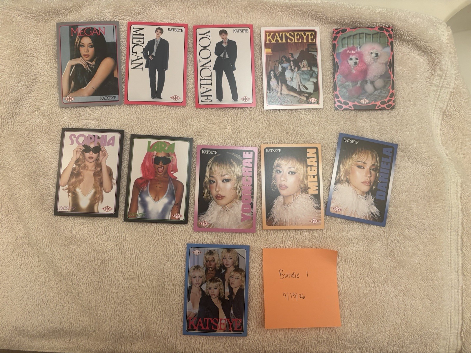 Katseye x ESCO Trading Card Bundles Katseye x ESCO Trading Card Bundles
