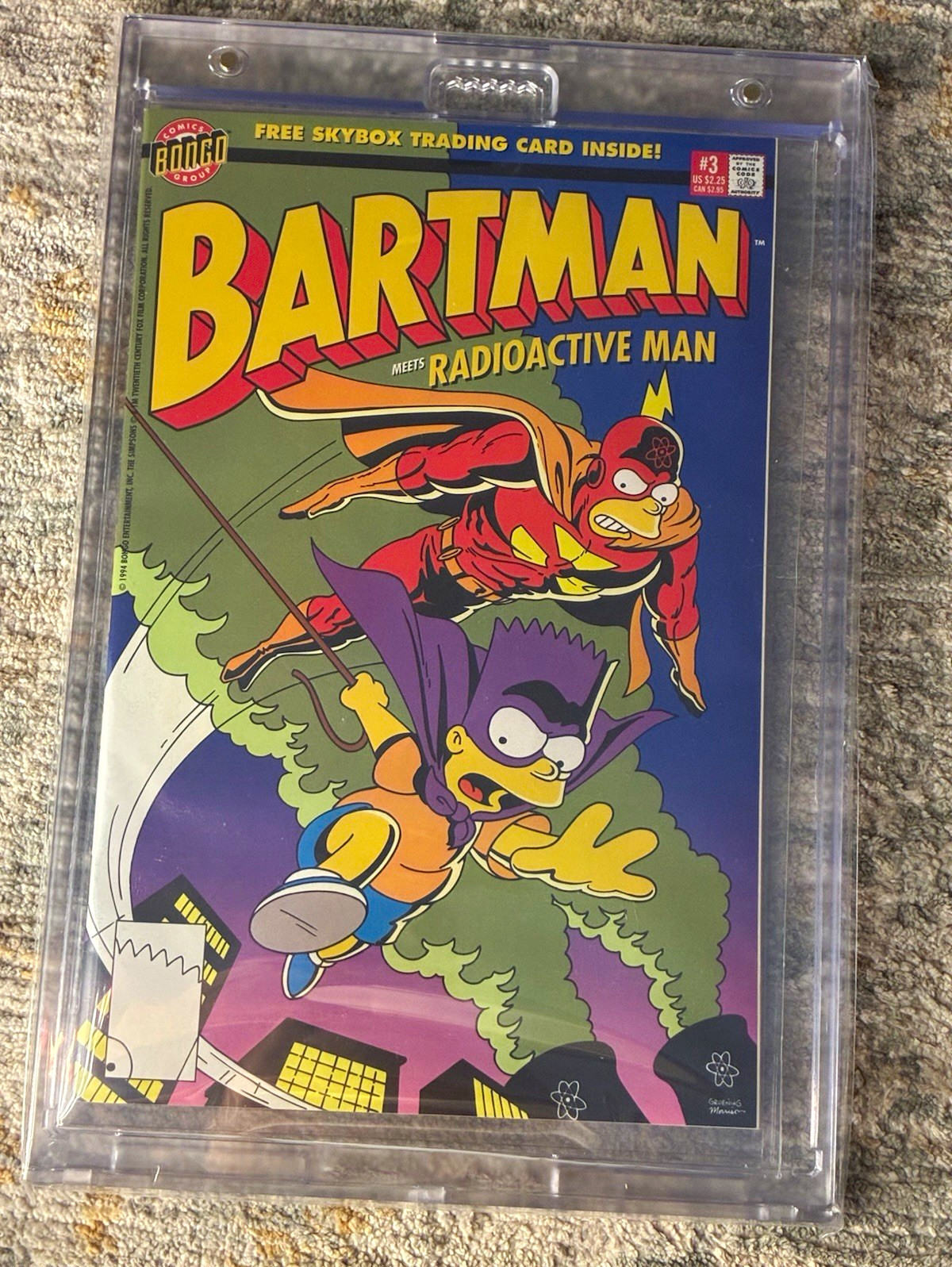 1994 Bartman #3 BARTCODE Variant – RARE GRAIL – Simpsons Comics Bongo 1994 Bartman #3 BARTCODE Variant – RARE GRAIL – Simpsons Comics Bongo