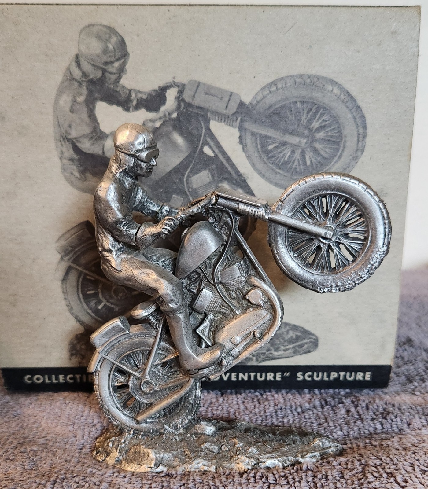 Harley Davidson Vintage Dirt Racer Fine Pewter Replica Off Road Adventure Harley Davidson Vintage Dirt Racer Fine Pewter Replica Off Road Adventure