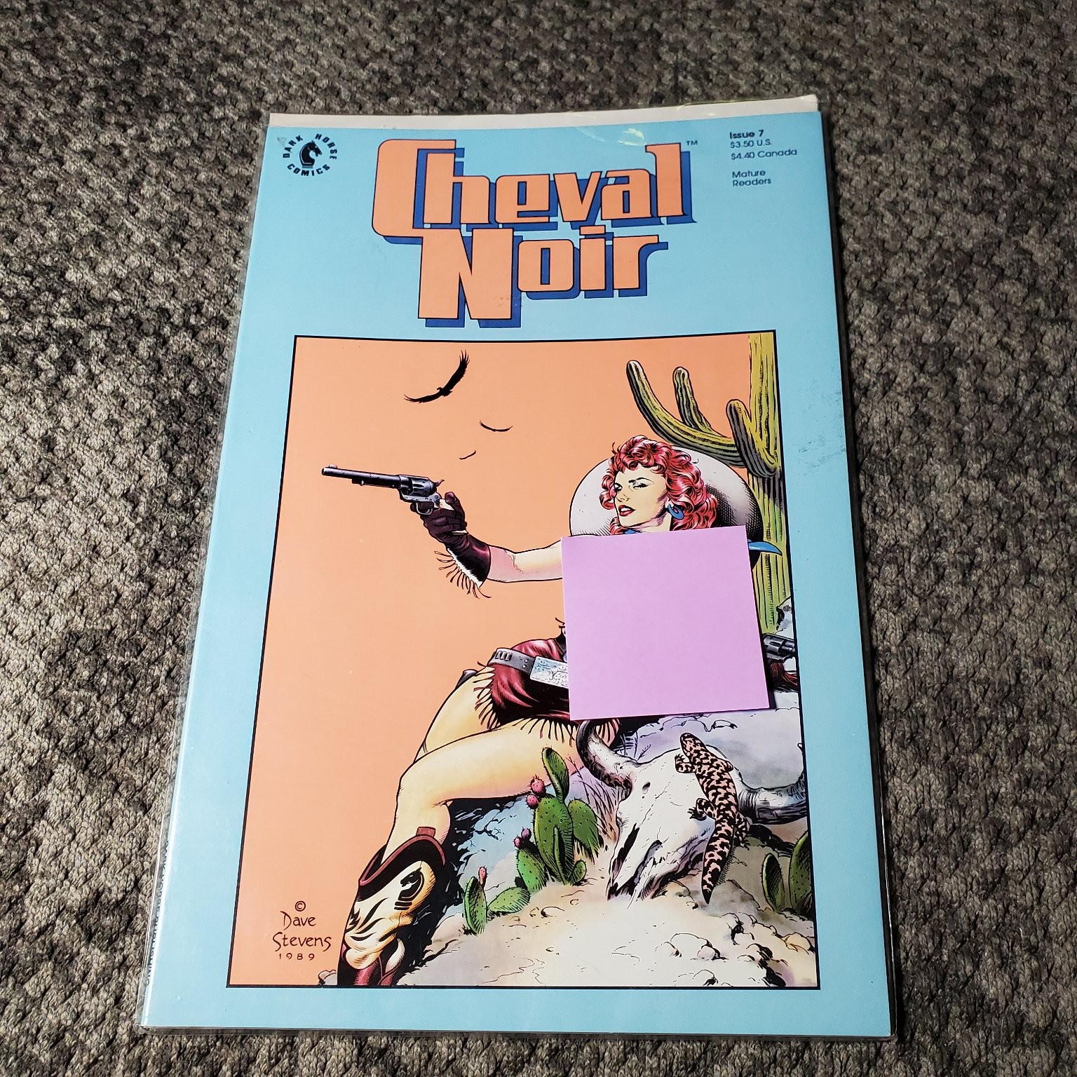 Cheval Noir #7 Dark Horse Comics Dave Stevens Cover 1990 Mature Readers Cheval Noir #7 Dark Horse Comics Dave Stevens Cover 1990 Mature Readers
