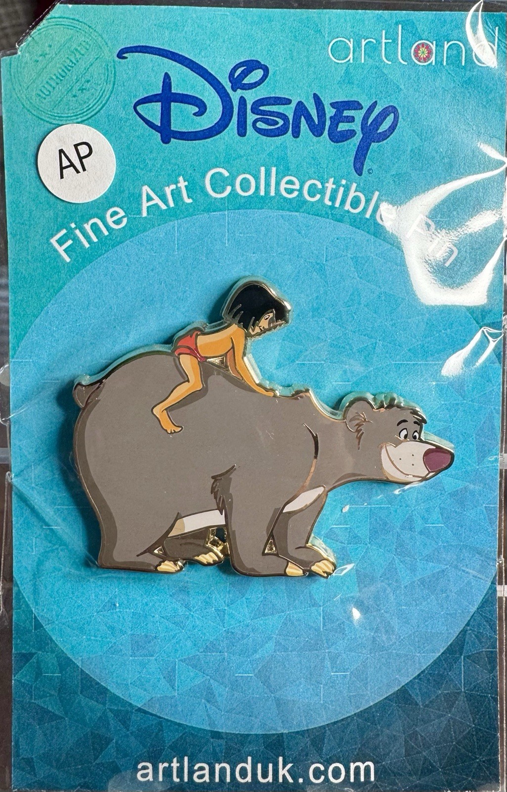 Disney Artland UK The Jungle Book Baloo and Mowgli ARTIST PROOF Jumbo Pin RARE Disney Artland UK The Jungle Book Baloo and Mowgli ARTIST PROOF Jumbo Pin RARE