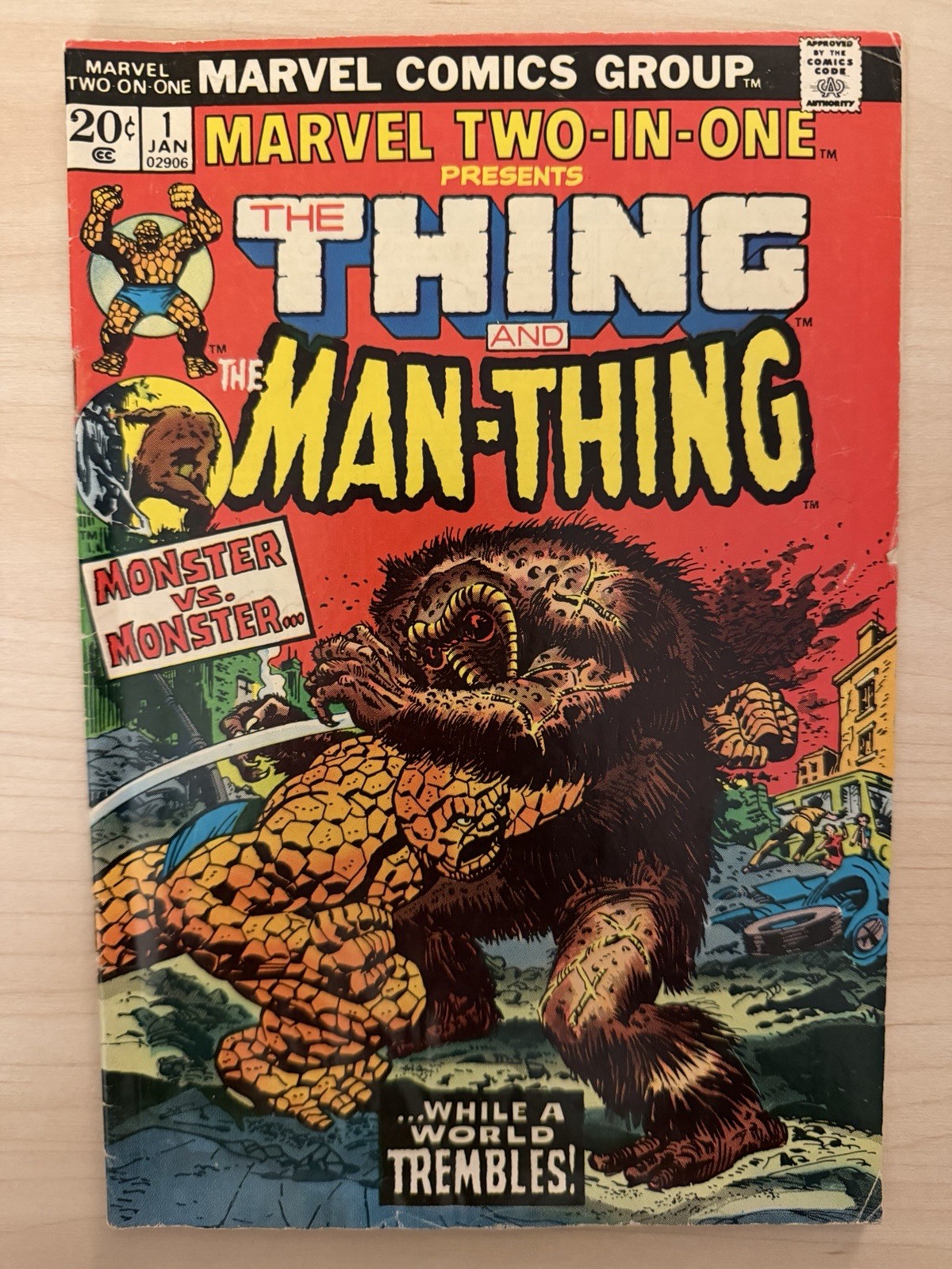 Marvel Two-in-One #1 (Marvel Comics January 1974) - VF