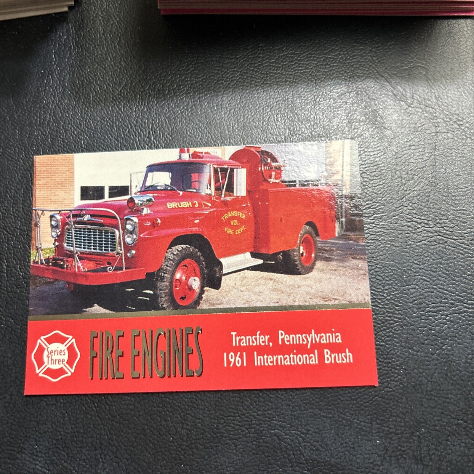 Jb29 Fire Engines Series 3 Three 1994 Bon Air #249 International Brush 1961