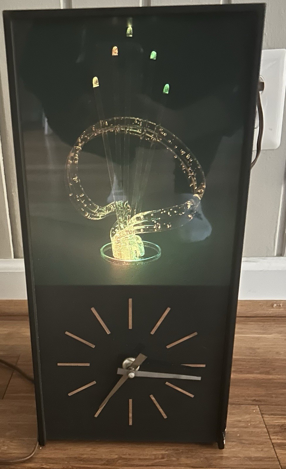 Vintage 1970\'s Lava Simplex Spectrum Timette Clock, Changing Colors, 15.5\ Vintage 1970\'s Lava Simplex Spectrum Timette Clock, Changing Colors, 15.5\
