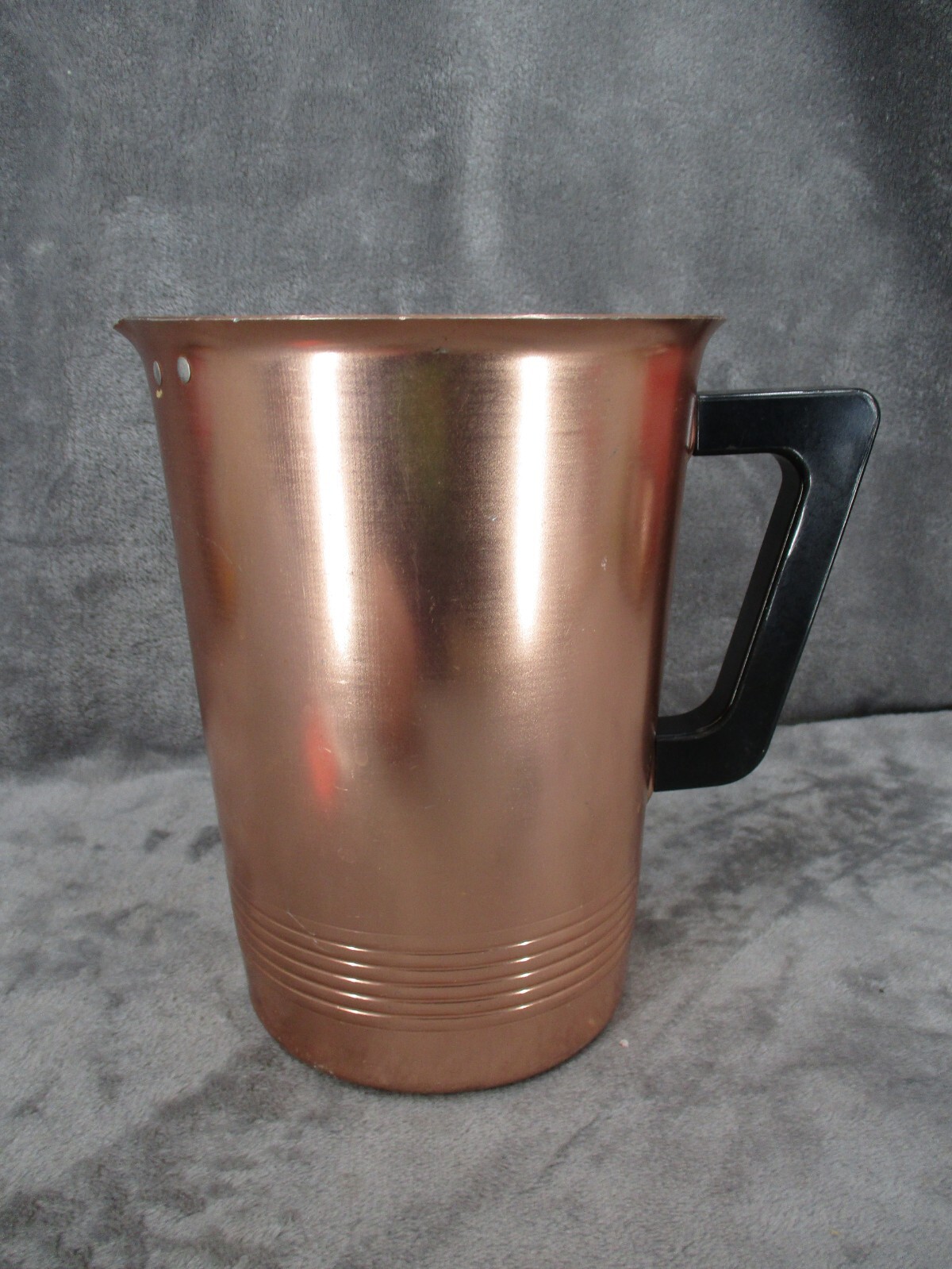 Regal Supreme Pitcher Copper Tone Aluminum Bakelite Handle 7.5\ Regal Supreme Pitcher Copper Tone Aluminum Bakelite Handle 7.5\