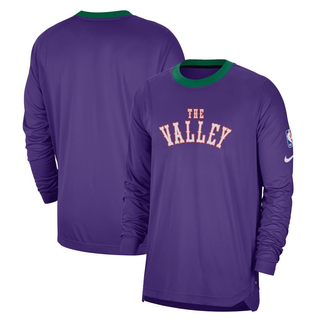 Nike Men's Purple Phoenix Suns 2023/24 City Edition Authentic Pregame... Nike Men's Purple Phoenix Suns 2023/24 City Edition Authentic Pregame...
