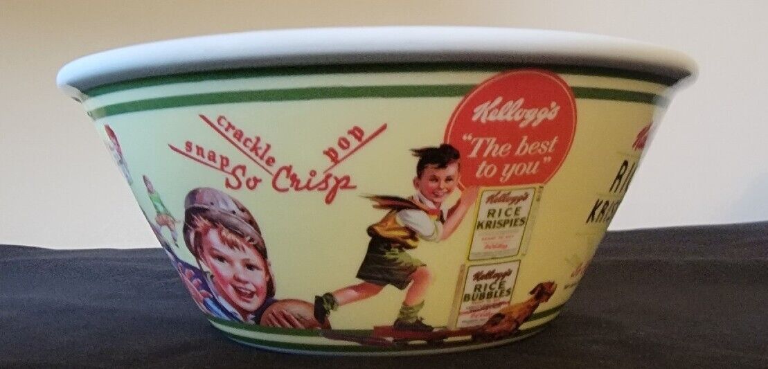 Kellogg's Rice Krispies Snap/Crackle/Pop Cereal Bowl 2011