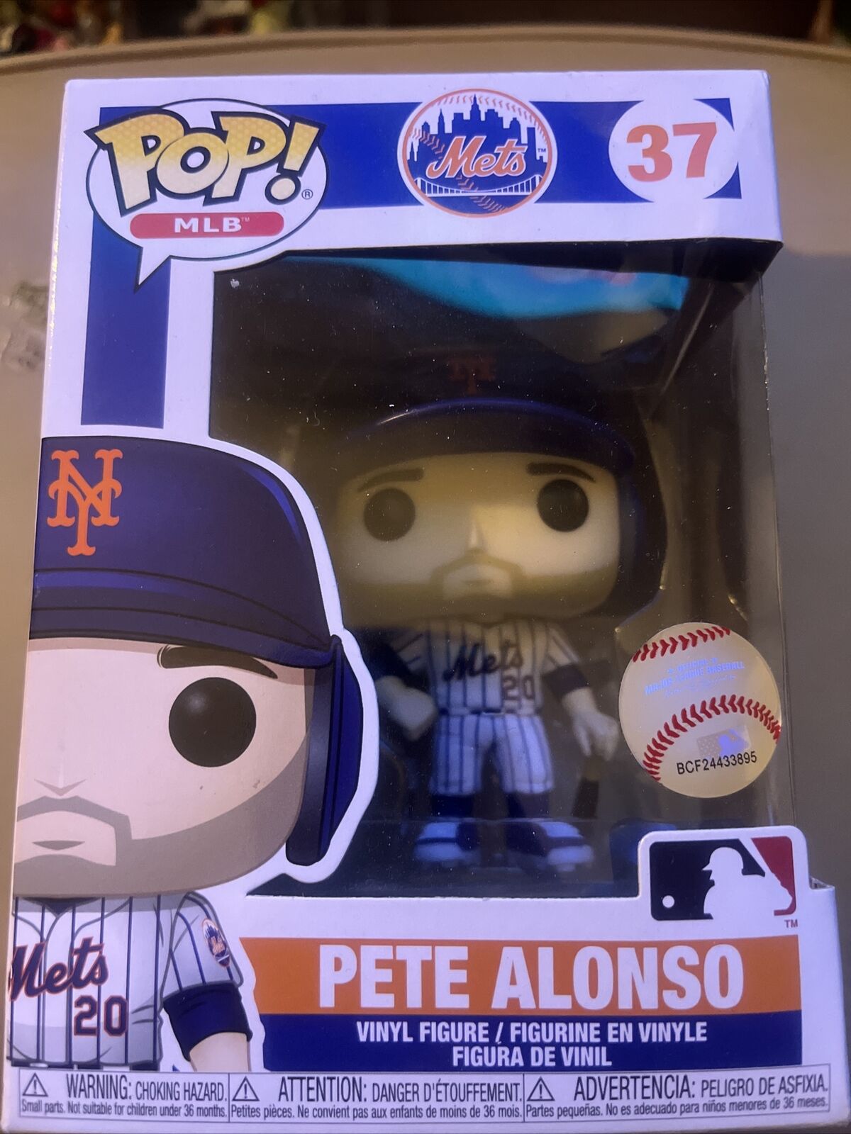 Funko MLB New York Mets POP Sports Baseball Pete Alonso Vinyl Figure