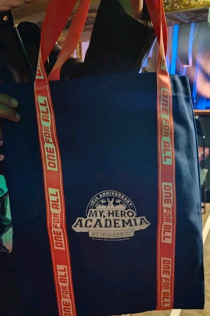 My Hero Academia 10th Anniversary In Concert Exclusive Event Tote Bag My Hero Academia 10th Anniversary In Concert Exclusive Event Tote Bag
