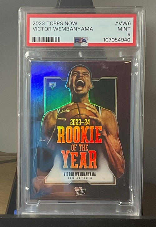 Victor Wembanyama - PSA 9 lot - 2023 Topps Now ROY & 2 2023 Haunted Hoops Wemby Victor Wembanyama - PSA 9 lot - 2023 Topps Now ROY & 2 2023 Haunted Hoops Wemby