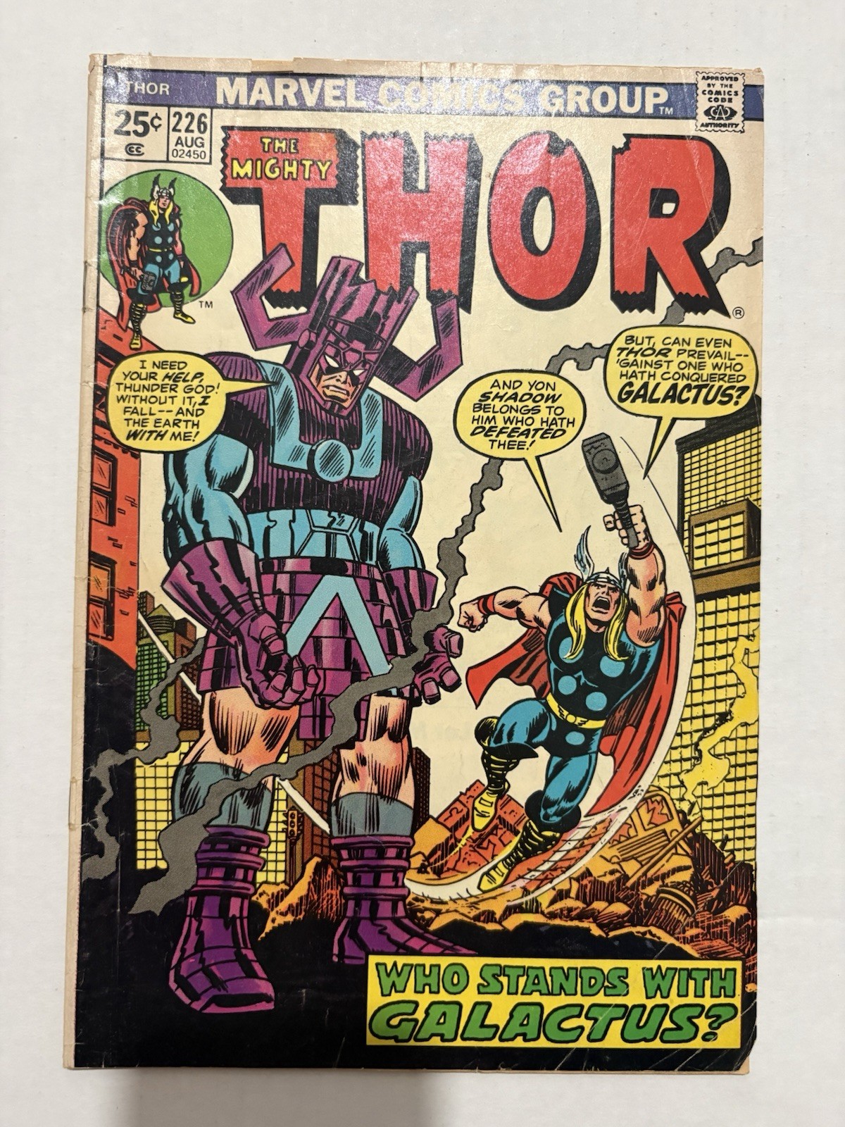 The Mighty Thor #226 (Marvel Comics August 1974) The Mighty Thor #226 (Marvel Comics August 1974)