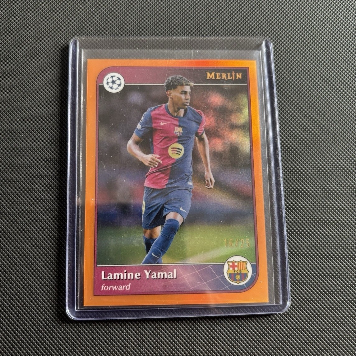Topps Merlin Collections Lamine Yamal FC Barcelona /25 UCL Topps Merlin Collections Lamine Yamal FC Barcelona /25 UCL