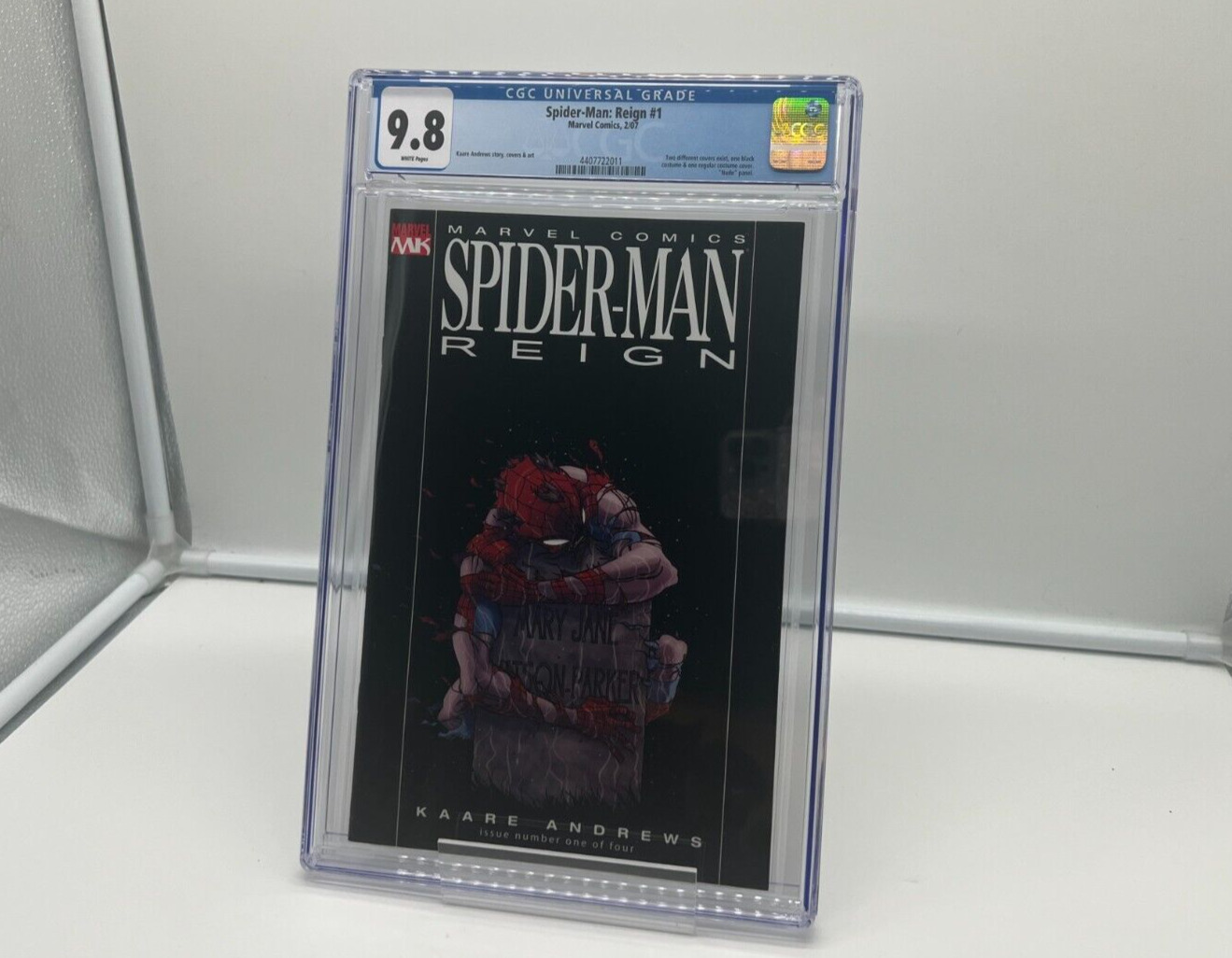 Spider-Man Reign #1 CGC 9.8 1st Print Recalled Peter Parker Marvel 2007
