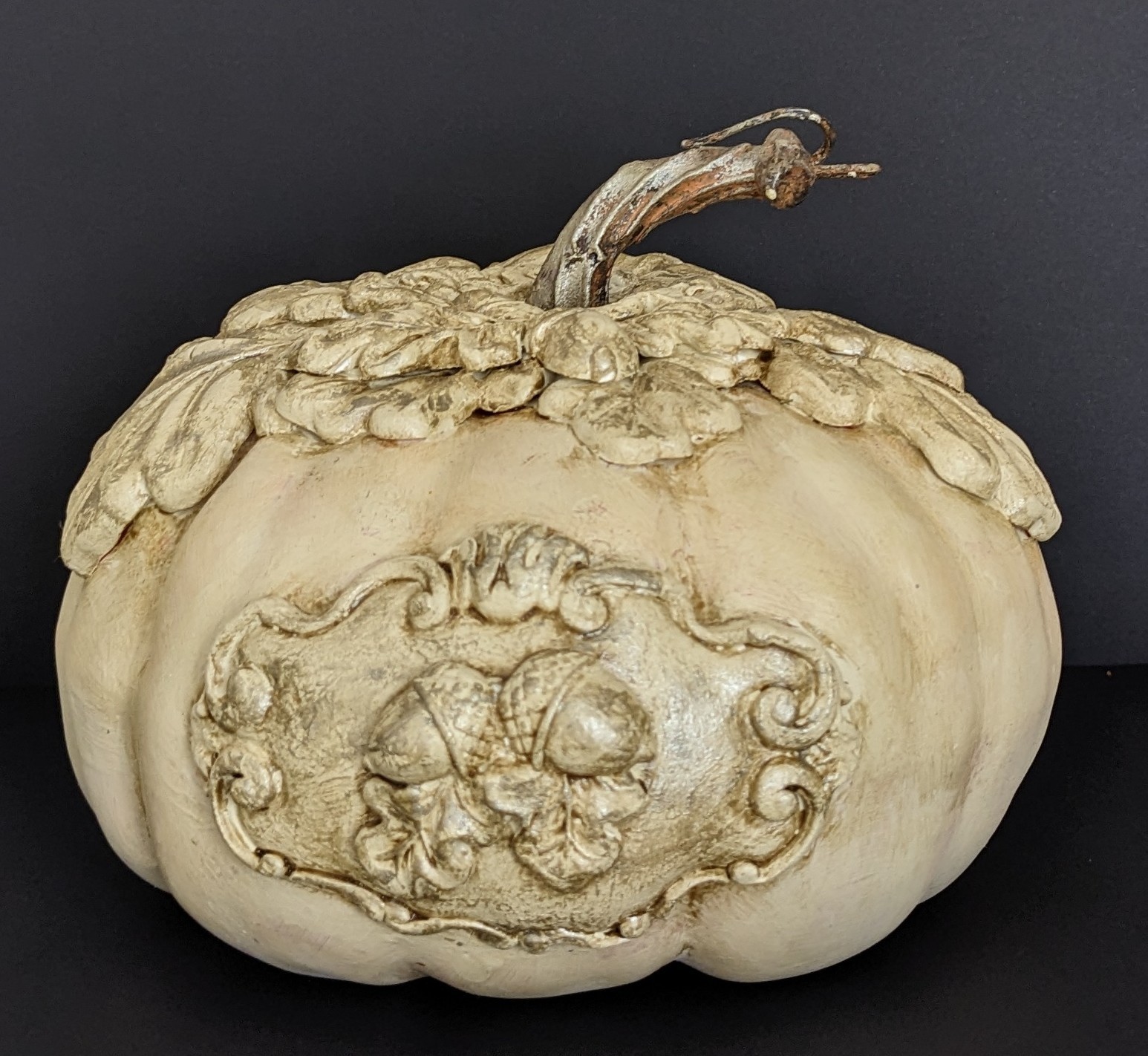 beautiful hand decorated faux pumpkin beautiful hand decorated faux pumpkin
