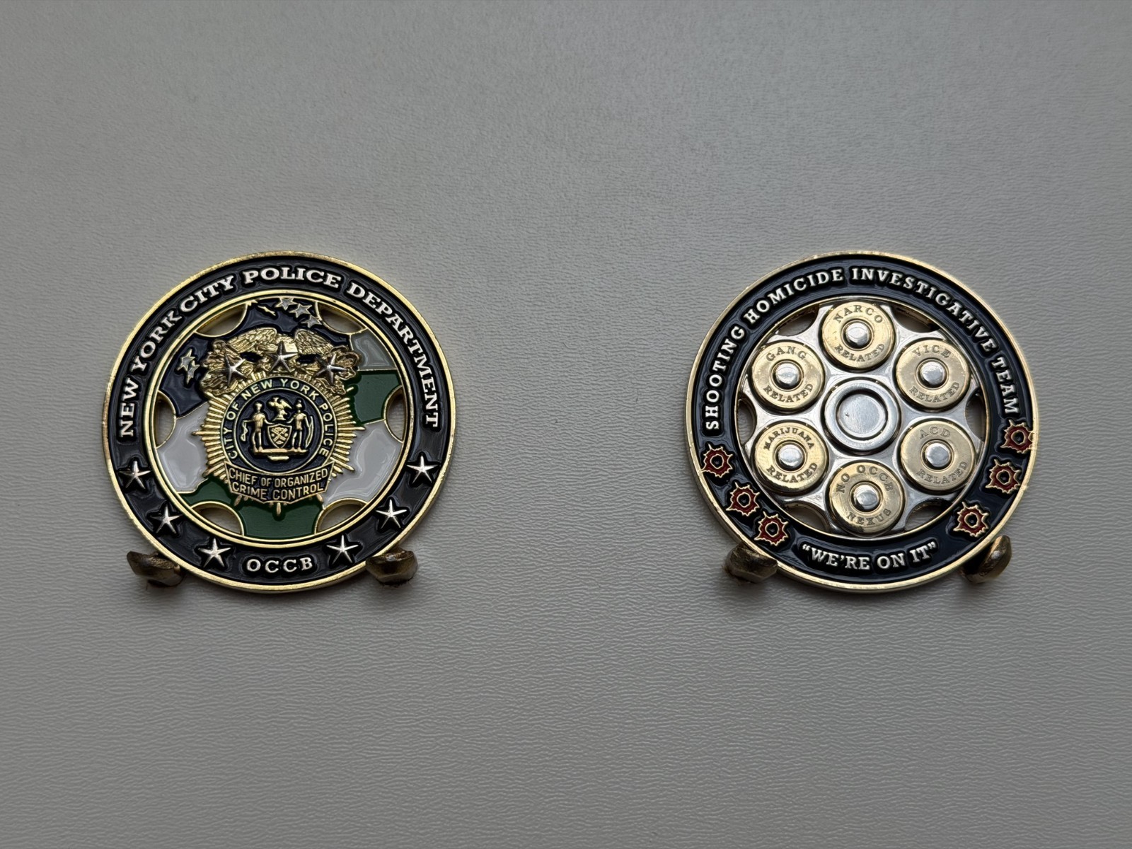NYPD Challenge Coin - Organized Crime Control Bureau (OCCB) RARE NYPD Challenge Coin - Organized Crime Control Bureau (OCCB) RARE