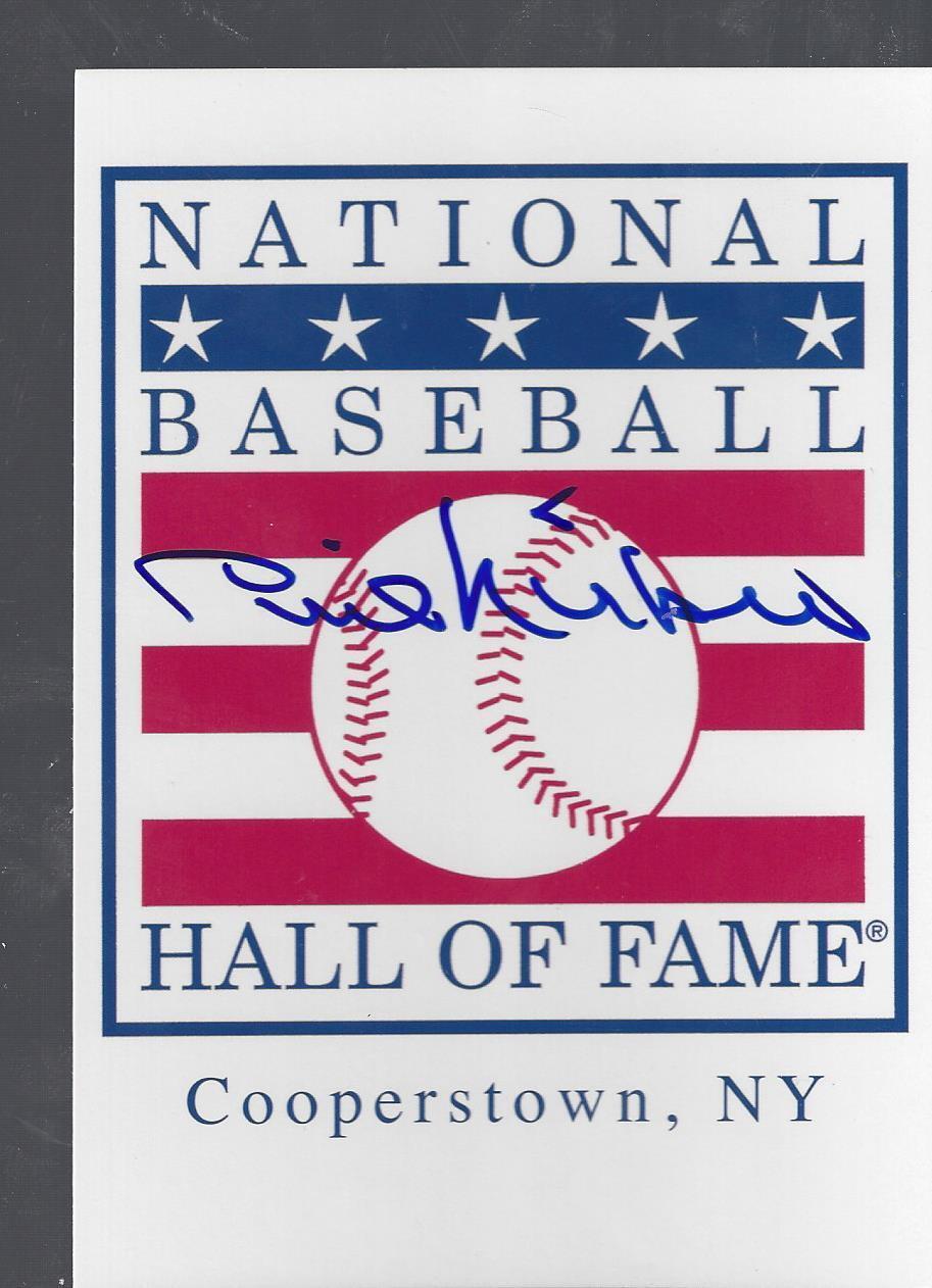 phil niekro signed postcard autographed baseball hall of fame card auto mlb