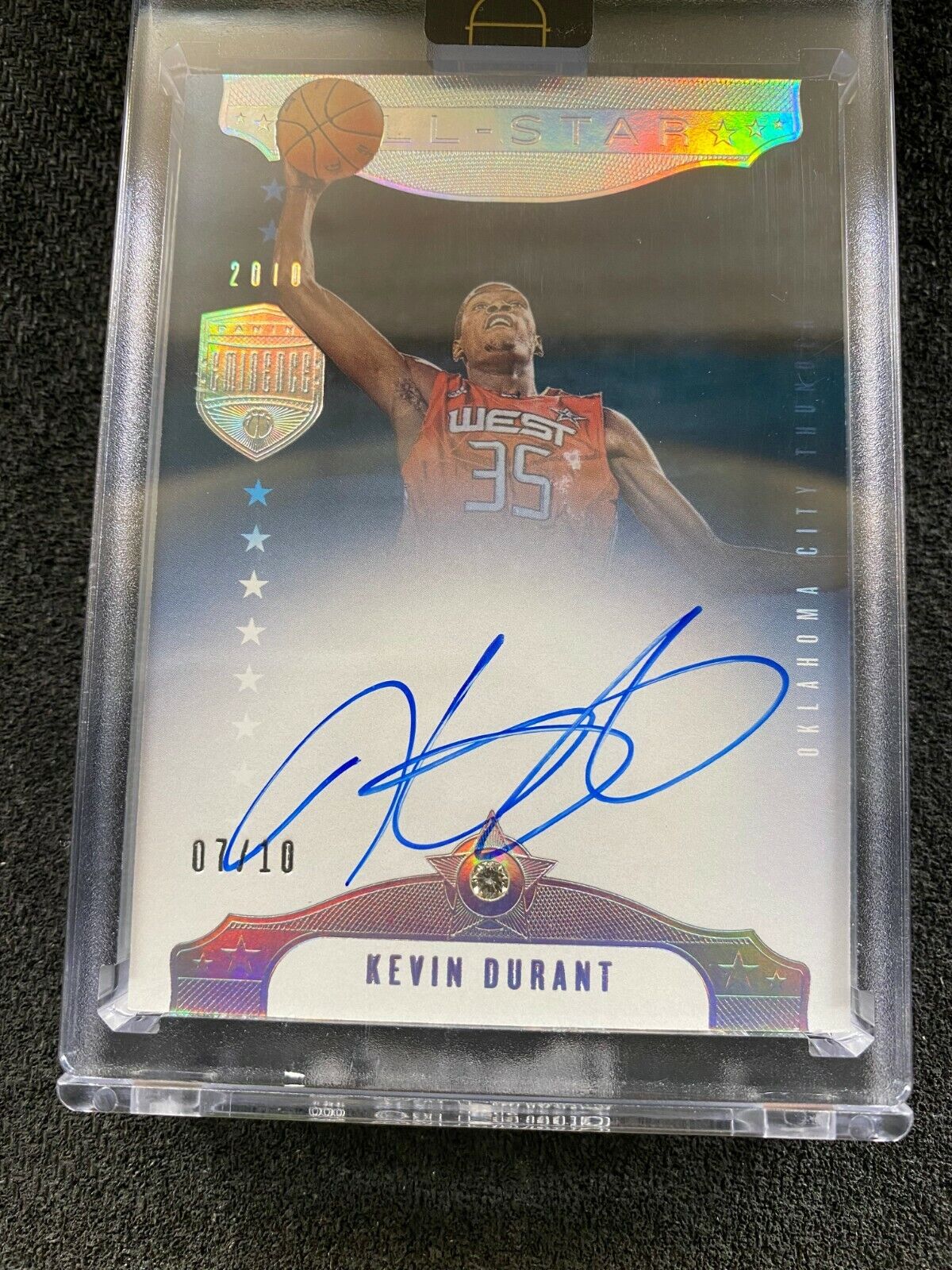 2019-20 EMINENCE Basketball Kevin Durant *7/10* All Star *Diamond* Autograph 