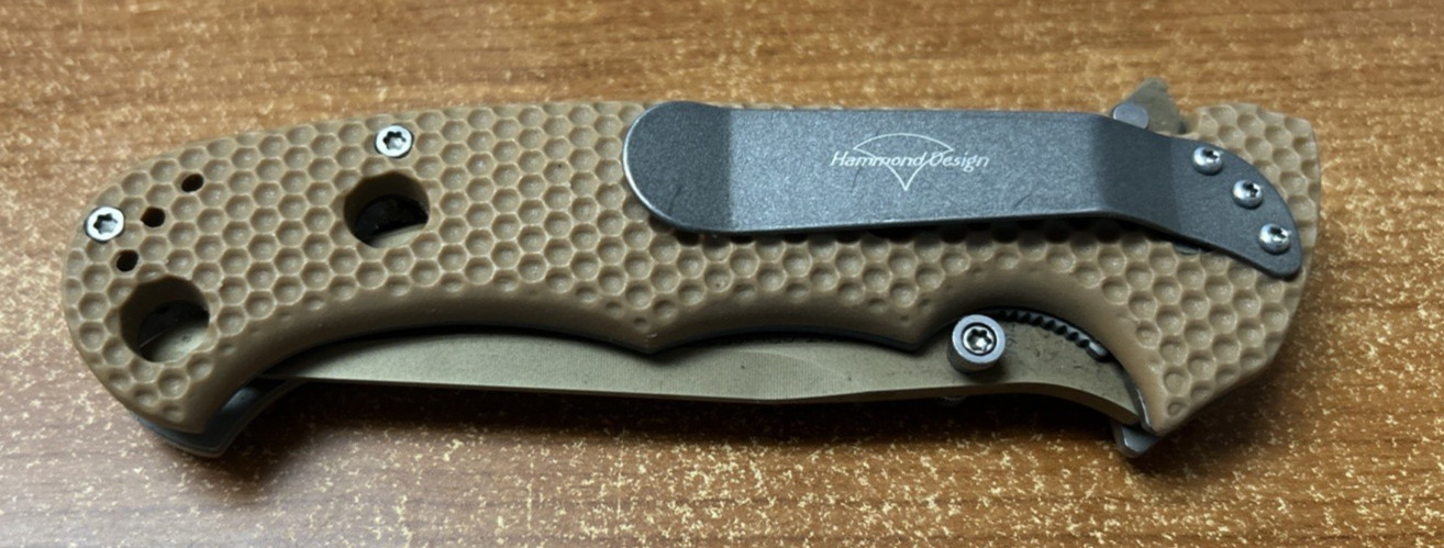 CRKT Hammond Desert Cruiser Discontinued 7904DIN Plain Blade Flipper EXCELLENT CRKT Hammond Desert Cruiser Discontinued 7904DIN Plain Blade Flipper EXCELLENT